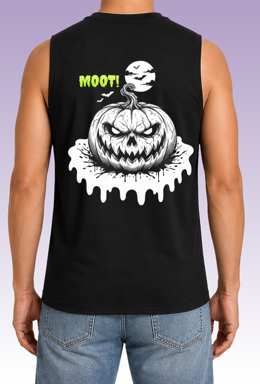 Halloween Pumpkin Muscle T-Shirt - Limited Edition