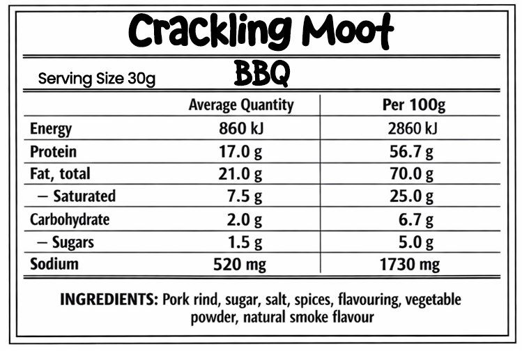 Crackling Moot - BBQ