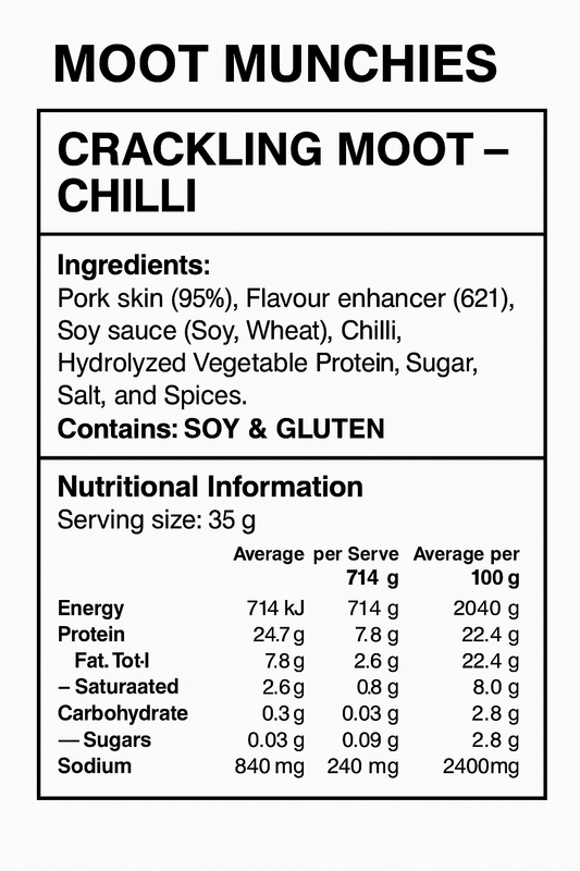 Crackling Moot - Chilli