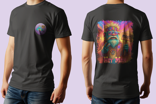 Hippie Moot Black T-Shirt