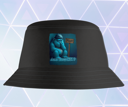 Are You OK? Moot Bucket Hat - Black