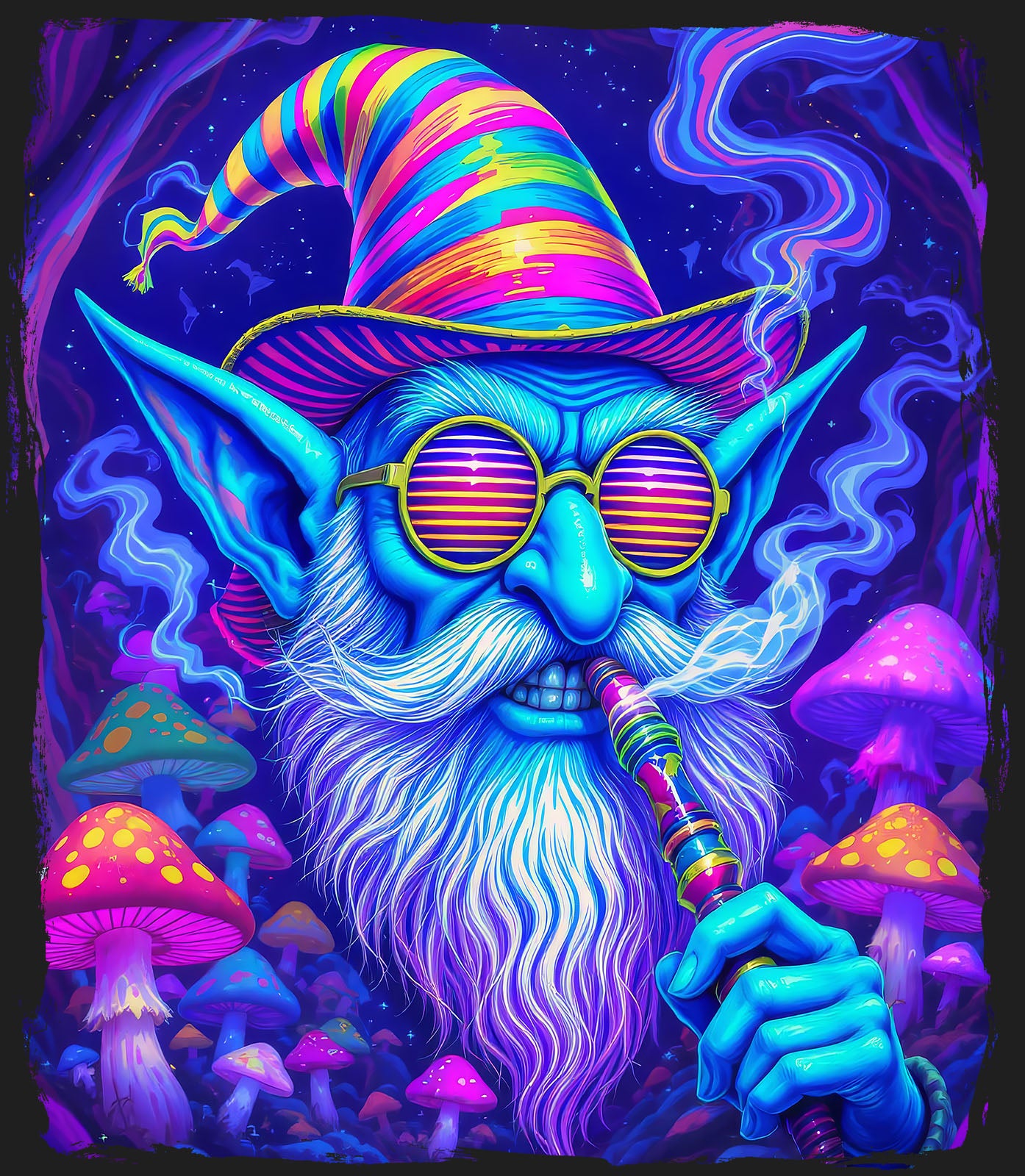 Festival Wizard Black T-Shirt