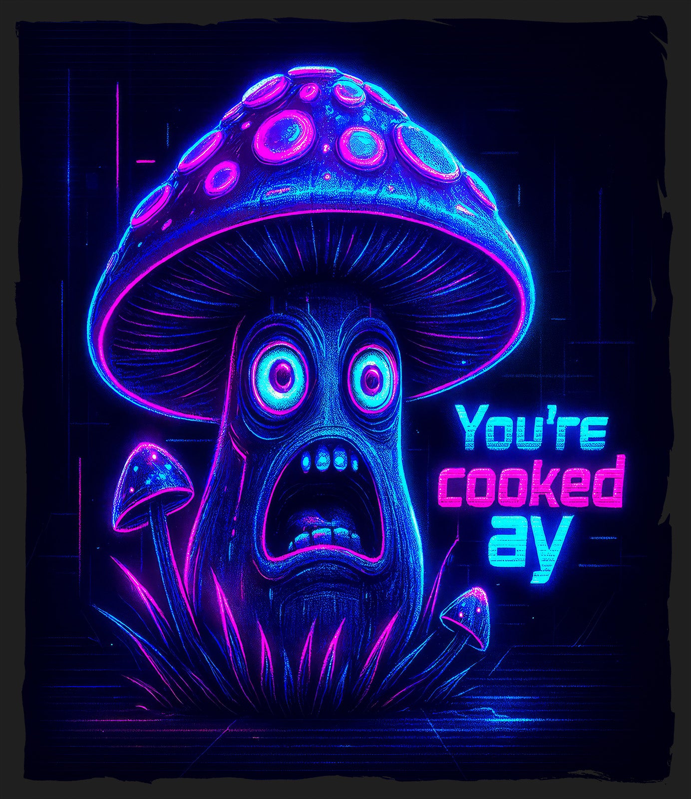 You're cooked Ay Black T-Shirt