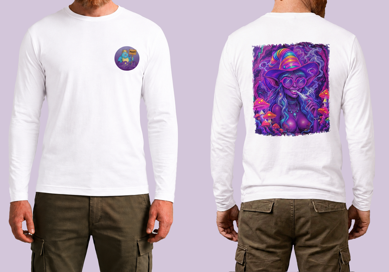 Festival Witch Long Sleeve Black T-Shirt