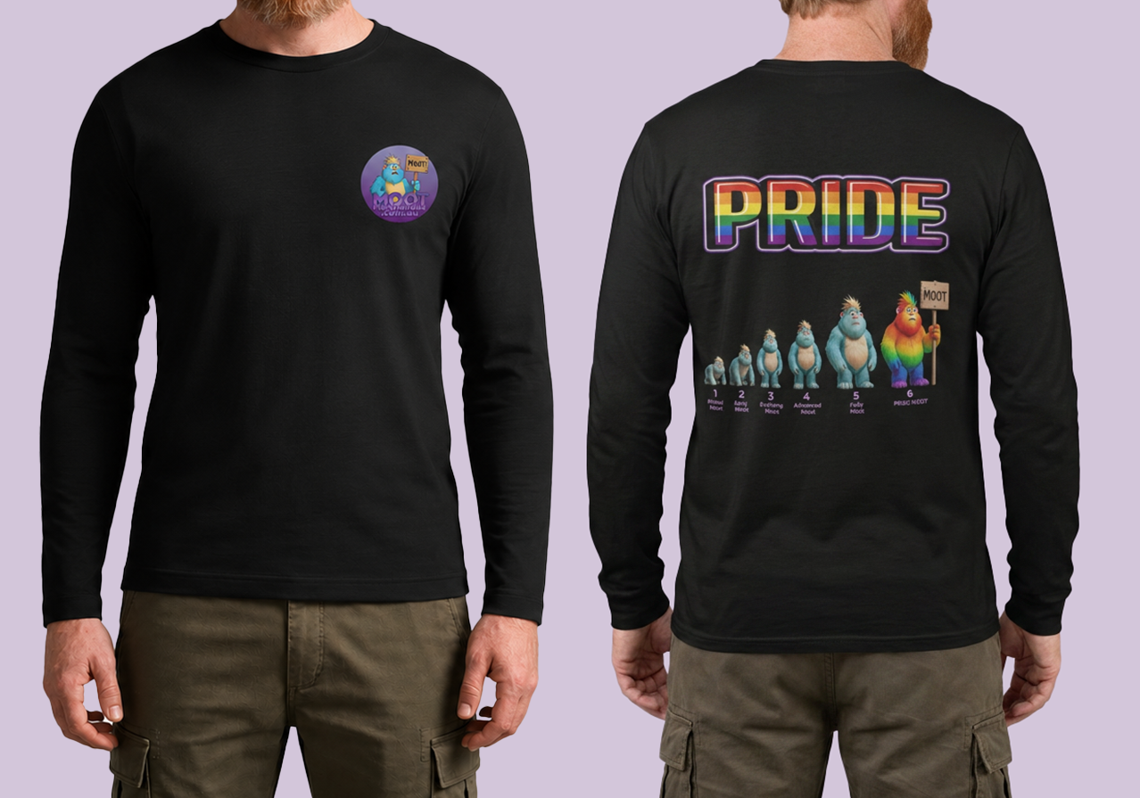 Evolution Moot Long Sleeve Black T-Shirt