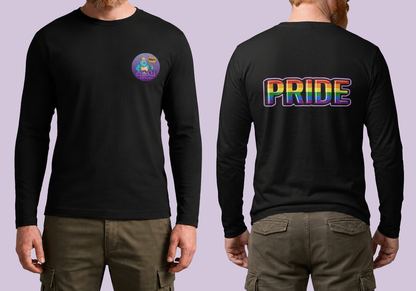 Pride Statement Moot Long Sleeve Black T-Shirt