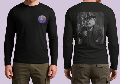 Moot Gangster Long Sleeve Black T-Shirt