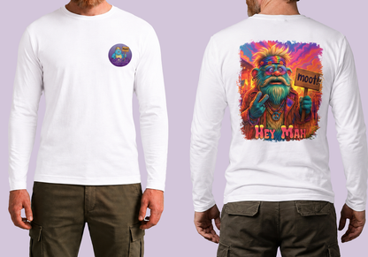 Hippie Moot Long Sleeve Black T-Shirt