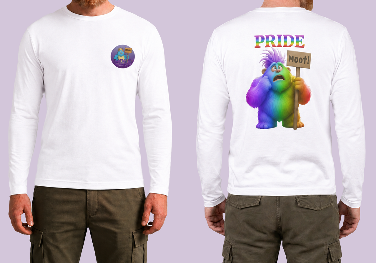 Pride Moot Long Sleeve Black T-Shirt