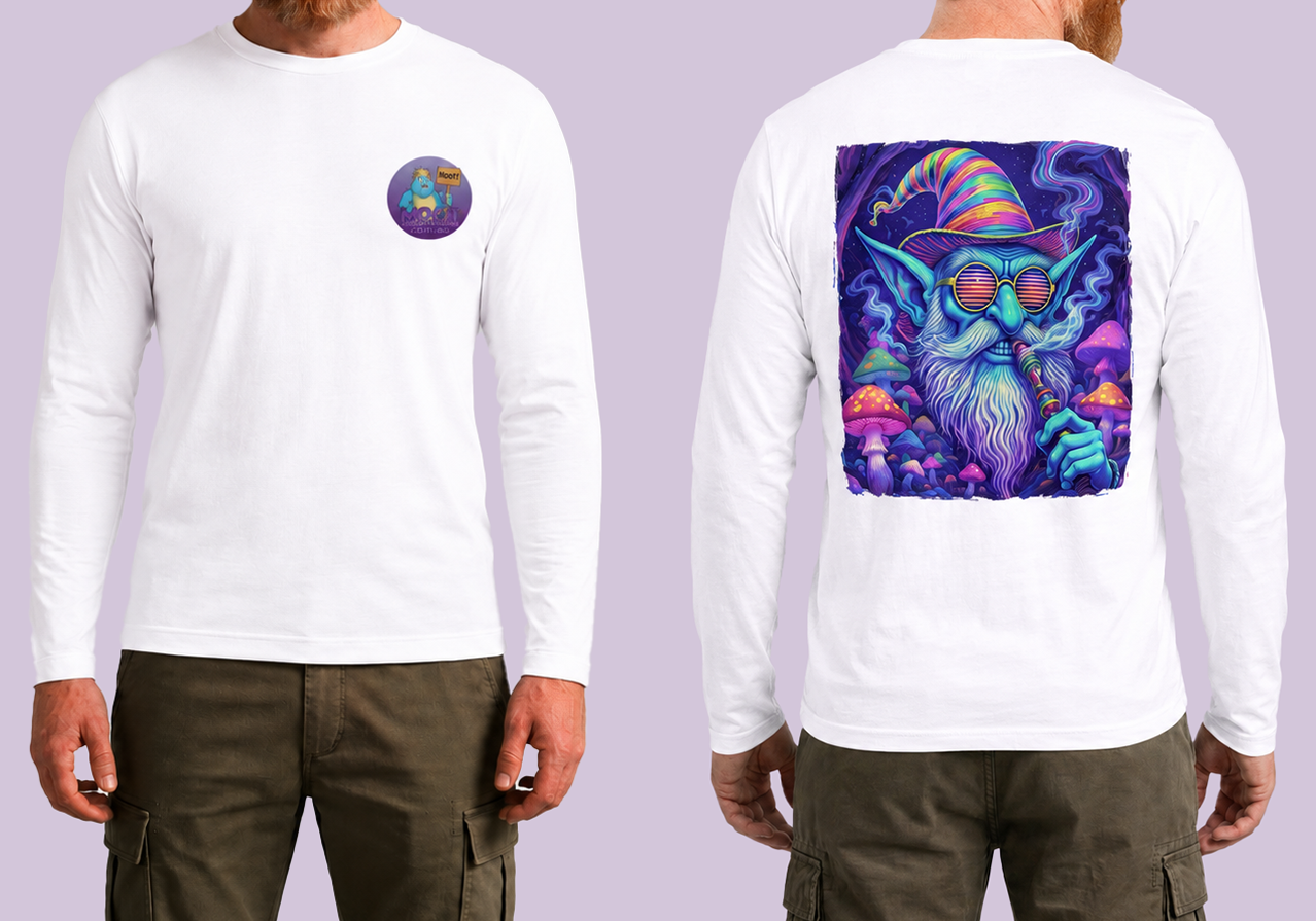 Festival Wizard Long Sleeve Black T-Shirt