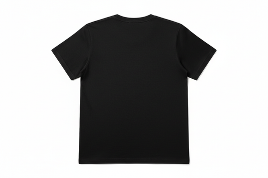 Black Tshirt back view