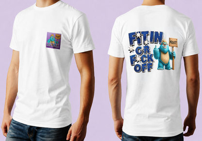 Fit In or F*ck Off Black T-Shirt