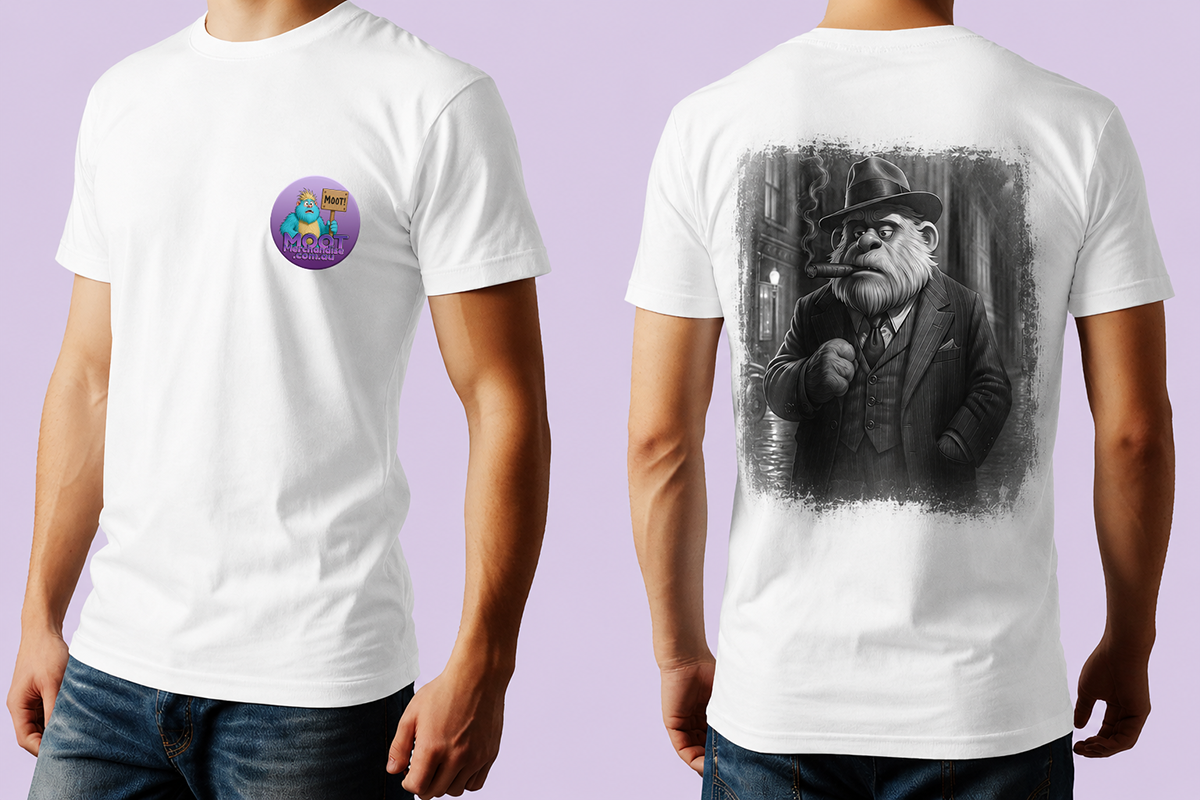 Gangster (Noir) Moot Black T-Shirt