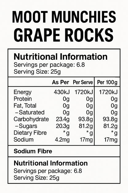 Moot Rocks - Grape