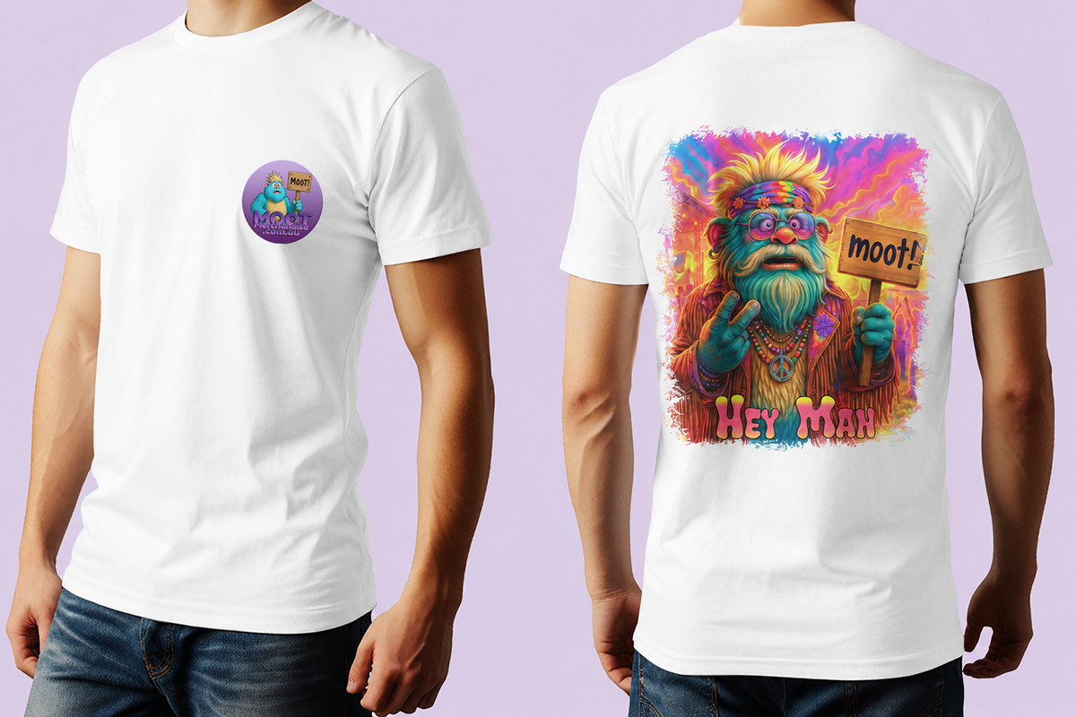 Hippie Moot Black T-Shirt