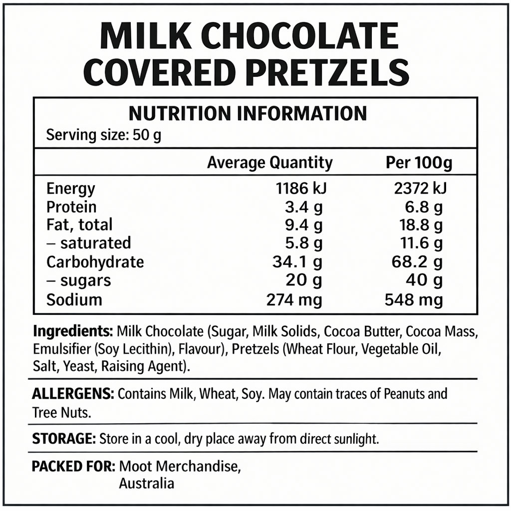 Salty Moot - Milk Chocolate Covered Pretzels