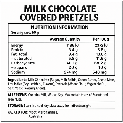 Salty Moot - Milk Chocolate Covered Pretzels