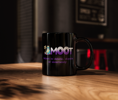 MOOT Meaning Mug White