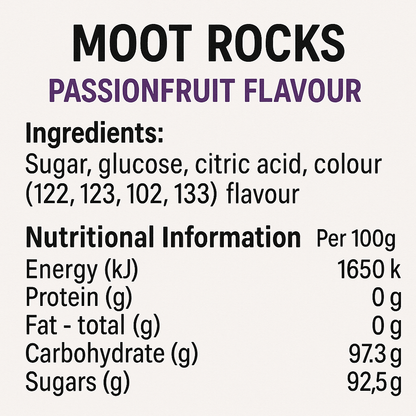 Moot Rocks - Passionfruit