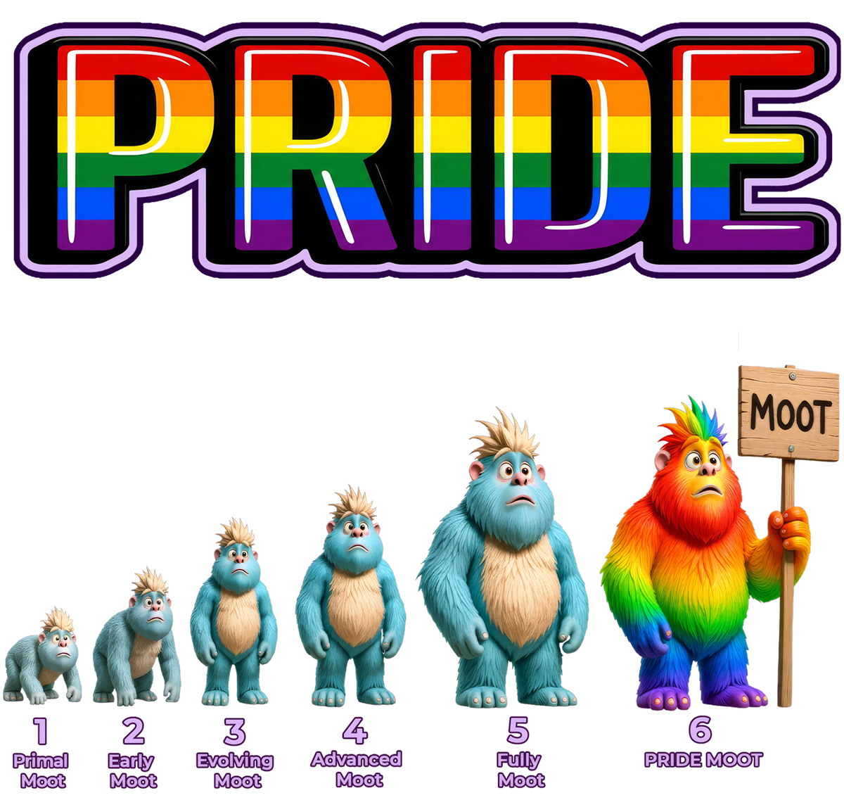 Pride Moot Evoloution T-Shirt